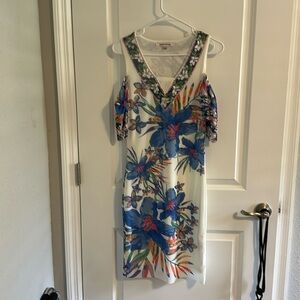 Jealous Tomato Colorful Off Shoulder Dress Size L